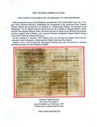 PHILIPPINISCHE BÜRGER ZERTIFIKATE – Blatt 41