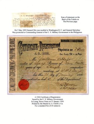 PHILIPPINISCHE BÜRGER ZERTIFIKATE – Blatt 42