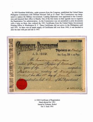 PHILIPPINISCHE BÜRGER ZERTIFIKATE – Blatt 43