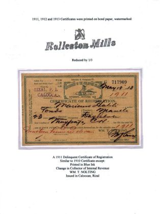 PHILIPPINISCHE BÜRGER ZERTIFIKATE – Blatt 56