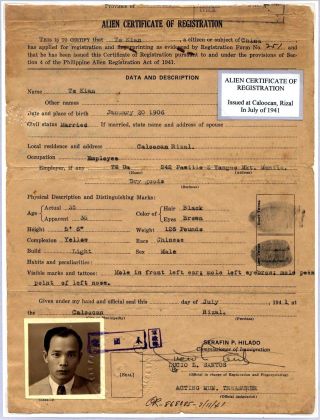 PHILIPPINISCHE BÜRGER ZERTIFIKATE – Blatt 71
