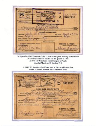 PHILIPPINISCHE BÜRGER ZERTIFIKATE – Blatt 76