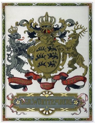 THE KINGDOM OF WÜRTTEMBERG – sheet 1