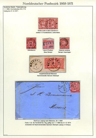 NORTH GERMAN POSTAL DISTRICT 1868-1871 – sheet 12