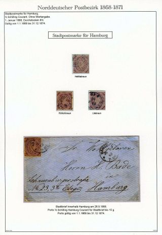 NORTH GERMAN POSTAL DISTRICT 1868-1871 – sheet 16
