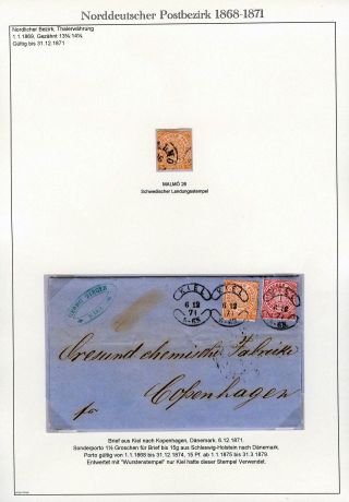NORTH GERMAN POSTAL DISTRICT 1868-1871 – sheet 23