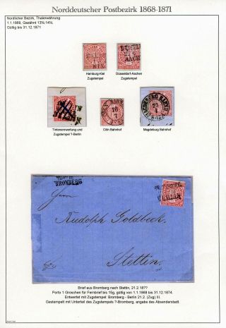 NORTH GERMAN POSTAL DISTRICT 1868-1871 – sheet 27