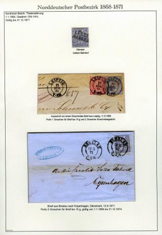 NORTH GERMAN POSTAL DISTRICT 1868-1871 – sheet 29