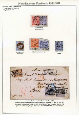 NORTH GERMAN POSTAL DISTRICT 1868-1871 – sheet 30