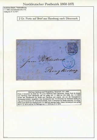 NORTH GERMAN POSTAL DISTRICT 1868-1871 – sheet 35
