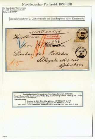 NORTH GERMAN POSTAL DISTRICT 1868-1871 – sheet 39