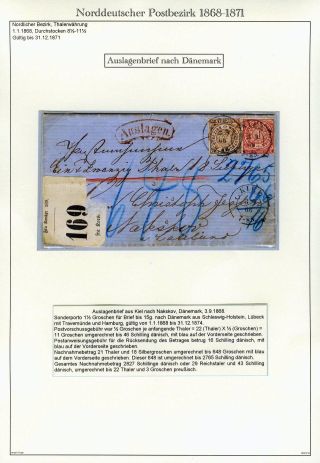 NORTH GERMAN POSTAL DISTRICT 1868-1871 – sheet 40