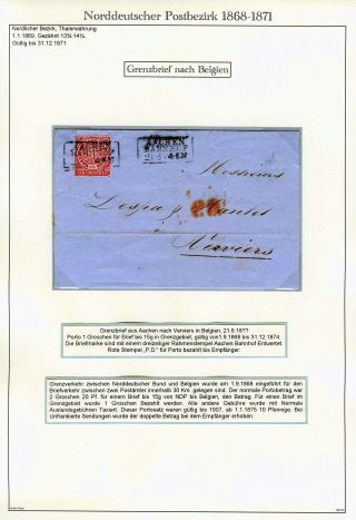 NORTH GERMAN POSTAL DISTRICT 1868-1871 – sheet 42