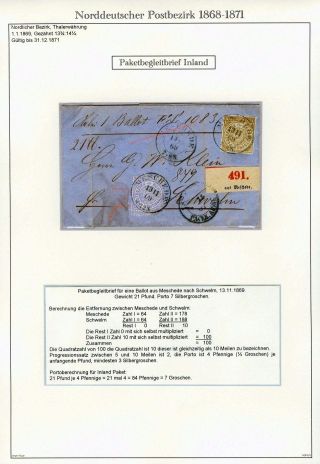 NORTH GERMAN POSTAL DISTRICT 1868-1871 – sheet 48