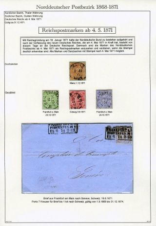 NORTH GERMAN POSTAL DISTRICT 1868-1871 – sheet 53