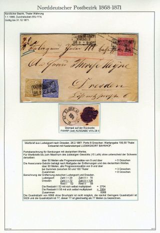 NORTH GERMAN POSTAL DISTRICT 1868-1871 – sheet 59