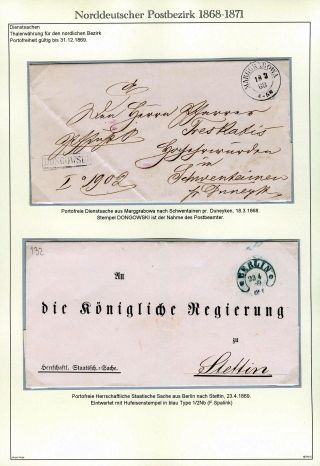 NORTH GERMAN POSTAL DISTRICT 1868-1871 – sheet 71