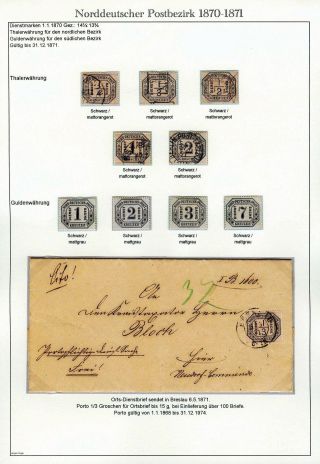 NORTH GERMAN POSTAL DISTRICT 1868-1871 – sheet 74