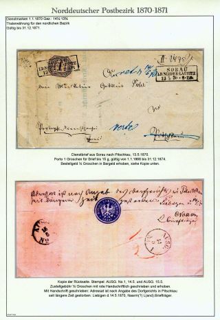 NORTH GERMAN POSTAL DISTRICT 1868-1871 – sheet 77