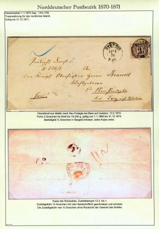 NORTH GERMAN POSTAL DISTRICT 1868-1871 – sheet 78