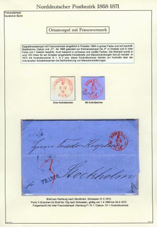 NORTH GERMAN POSTAL DISTRICT 1868-1871 – sheet 80