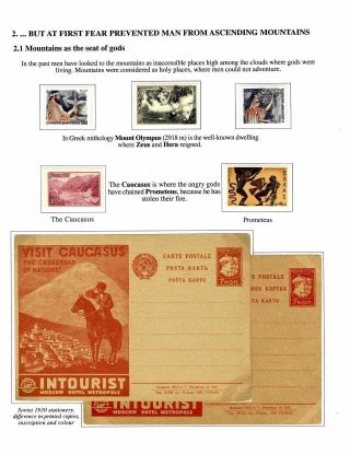 DIE EROBERUNG DES UNRENTABLEN WELT, GESCHICHTE DES BERGSTEIGENS – Blatt 5