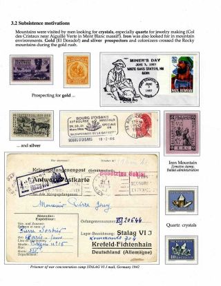 DIE EROBERUNG DES UNRENTABLEN WELT, GESCHICHTE DES BERGSTEIGENS – Blatt 18