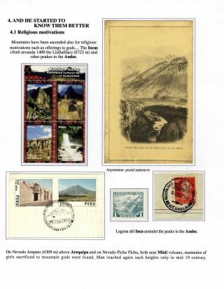 DIE EROBERUNG DES UNRENTABLEN WELT, GESCHICHTE DES BERGSTEIGENS – Blatt 19