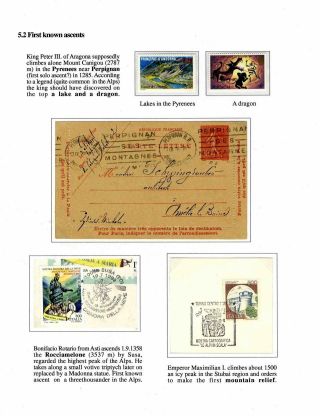 DIE EROBERUNG DES UNRENTABLEN WELT, GESCHICHTE DES BERGSTEIGENS – Blatt 34