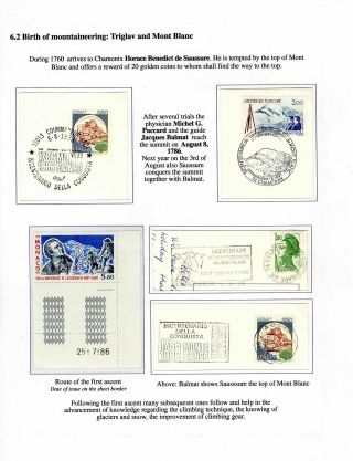 DIE EROBERUNG DES UNRENTABLEN WELT, GESCHICHTE DES BERGSTEIGENS – Blatt 38