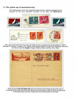 DIE EROBERUNG DES UNRENTABLEN WELT, GESCHICHTE DES BERGSTEIGENS – Blatt 45
