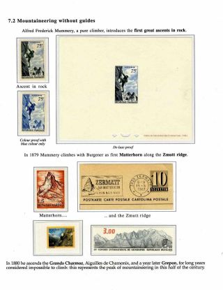 DIE EROBERUNG DES UNRENTABLEN WELT, GESCHICHTE DES BERGSTEIGENS – Blatt 48