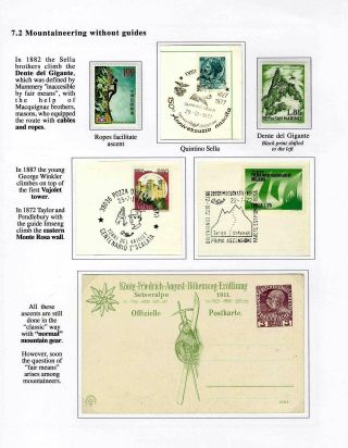 DIE EROBERUNG DES UNRENTABLEN WELT, GESCHICHTE DES BERGSTEIGENS – Blatt 49