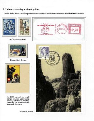 DIE EROBERUNG DES UNRENTABLEN WELT, GESCHICHTE DES BERGSTEIGENS – Blatt 50