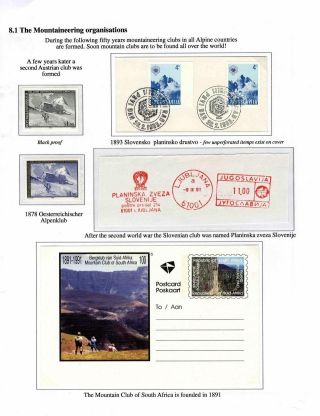 DIE EROBERUNG DES UNRENTABLEN WELT, GESCHICHTE DES BERGSTEIGENS – Blatt 54