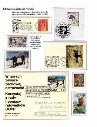 DIE EROBERUNG DES UNRENTABLEN WELT, GESCHICHTE DES BERGSTEIGENS – Blatt 56