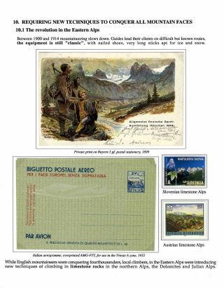 DIE EROBERUNG DES UNRENTABLEN WELT, GESCHICHTE DES BERGSTEIGENS – Blatt 78