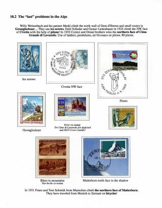 DIE EROBERUNG DES UNRENTABLEN WELT, GESCHICHTE DES BERGSTEIGENS – Blatt 82