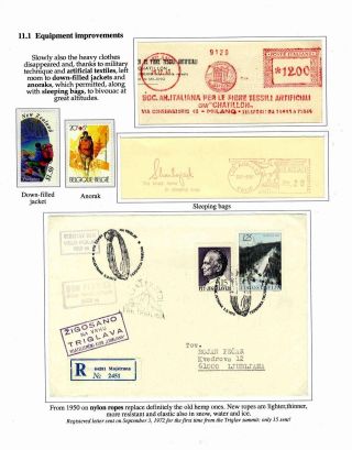 DIE EROBERUNG DES UNRENTABLEN WELT, GESCHICHTE DES BERGSTEIGENS – Blatt 87
