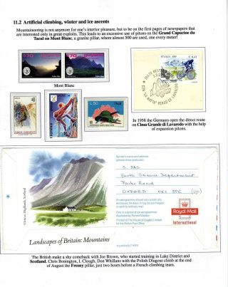 DIE EROBERUNG DES UNRENTABLEN WELT, GESCHICHTE DES BERGSTEIGENS – Blatt 89
