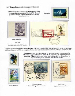 DIE EROBERUNG DES UNRENTABLEN WELT, GESCHICHTE DES BERGSTEIGENS – Blatt 95