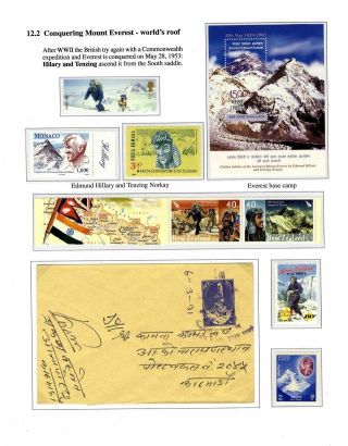 DIE EROBERUNG DES UNRENTABLEN WELT, GESCHICHTE DES BERGSTEIGENS – Blatt 105