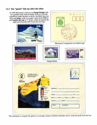 DIE EROBERUNG DES UNRENTABLEN WELT, GESCHICHTE DES BERGSTEIGENS – Blatt 109