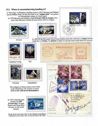 DIE EROBERUNG DES UNRENTABLEN WELT, GESCHICHTE DES BERGSTEIGENS – Blatt 123