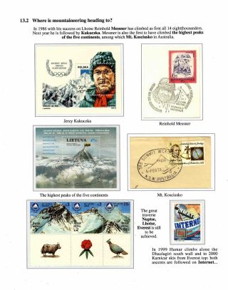 DIE EROBERUNG DES UNRENTABLEN WELT, GESCHICHTE DES BERGSTEIGENS – Blatt 124