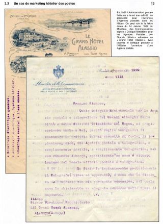 ITALSKÁ HOTELOVÁ POŠTA – list 13