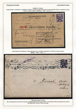 HOLUBICE 1920 – list 16