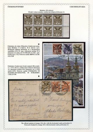 HOLUBICE 1920 – list 45