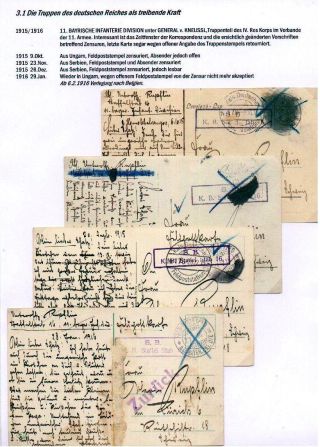 DER 1. WELTKRIEG - KÄMPFE AM BALKAN – Blatt 13
