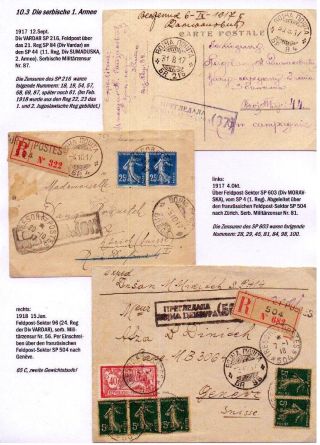 WWI - FIGHTINGS IN BALKANS – sheet 79